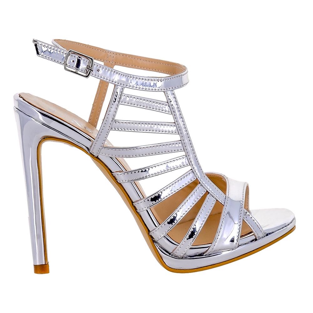 Amazon.com: Womens Low Mid Square Heel Ankle Strap Sandal Office Ladies  Pointed Toe Pumps Shoes Chunky Heels Womens Shoes Heels Sandals (Silver, 8)  : Clothing, Shoes & Jewelry