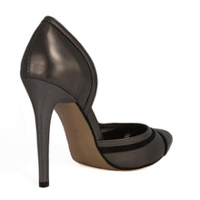 LALE Anthracite Tulle Stiletto (Back View)