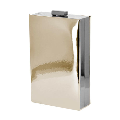 Mina Gold Mirror Clutch