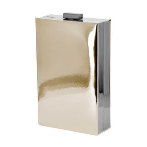 Mina Gold Mirror Clutch