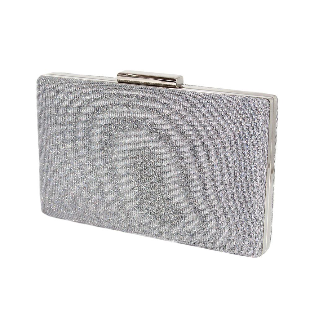 Seri Silver Diamond Clutch